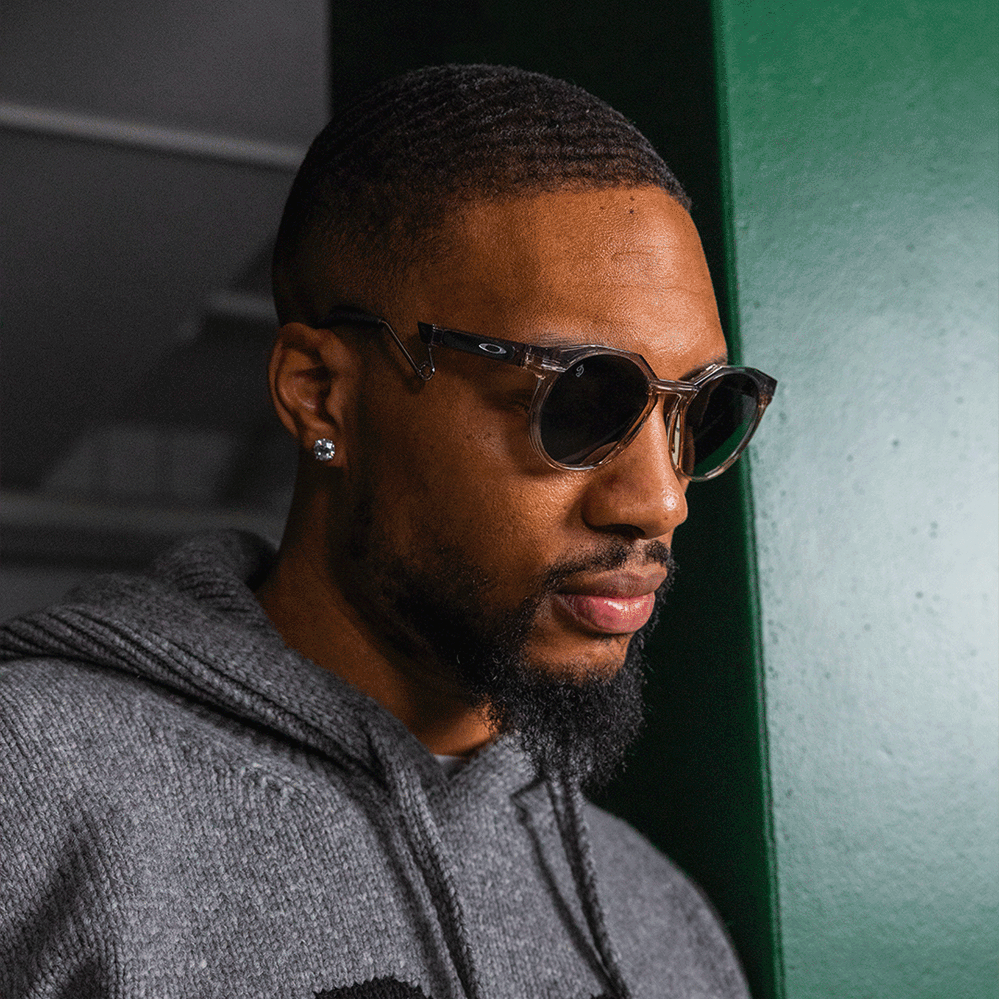 Oakley Damian Lillard Signature Series HSTN Metal Sunglasses with